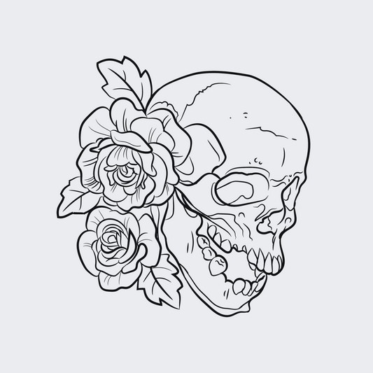 Floral Skull