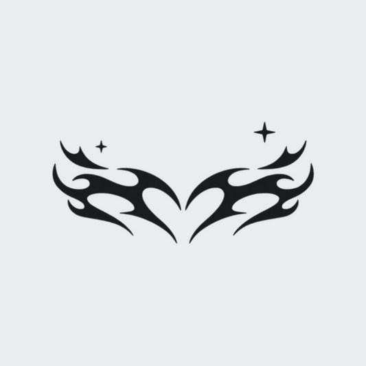 Tribal Heart Wings